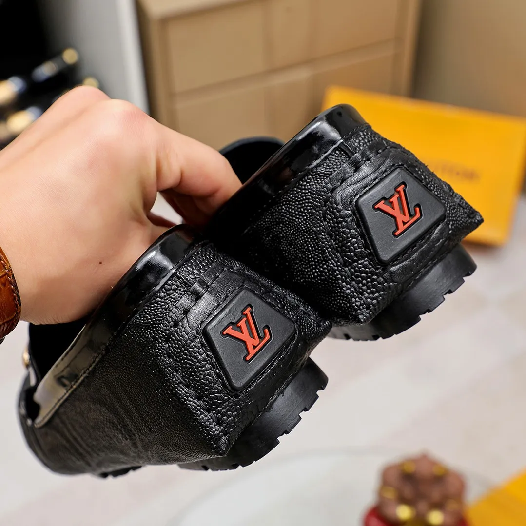 Men's shoes 💰360 💰 LV Louis Vuitton's top-quality Peaches men's shoes 💯Original copy of the official website, the upper is made of imported official website 1:1 material ❌Italian 🇮🇹 cowhide surface, imported pigskin lining. It’s definitely not made with ordinary craftsmanship, it’s the model used by celebrities! The factory’s craftsmanship is designed to create the most perfect shoes for trendy men! Colors available! 38-45 yards